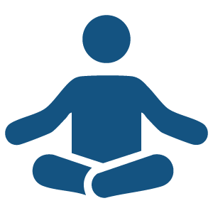 Yoganomics with Yogi Bene custom graphic yogi sitting